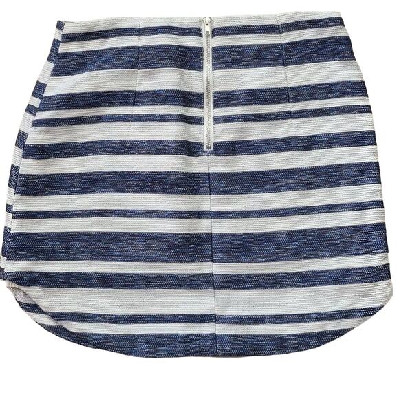Made For Impulse Fashion Week Blue Striped Skirt Women's Size 6 - Picture 2 of 3